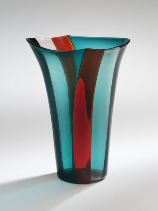 Fulvio Bianconi/Venini, Vase A fasce verticale, Entwurf 1951, Kunstsammlungen der Veste Coburg © VG Bild-Kunst, Bonn 2019 © Foto: Kunstsammlungen der Veste Coburg