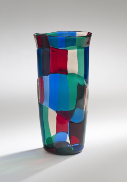 Fulvio Bianconi/Venini, Vase, Entwurf 1951, Kunstsammlungen der Veste Coburg © VG Bild-Kunst, Bonn 2019 © Foto: Kunstsammlungen der Veste Coburg